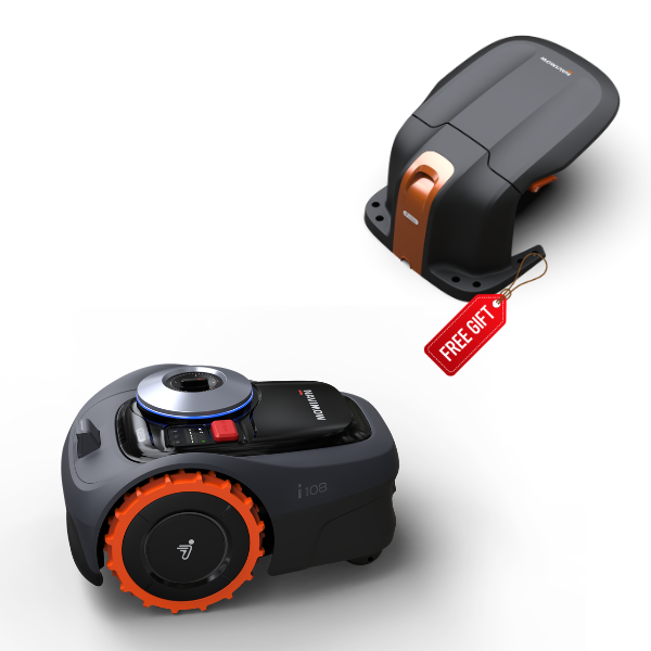 Segway Navimow Robotic Lawn Mower i108 Black with Free Garage