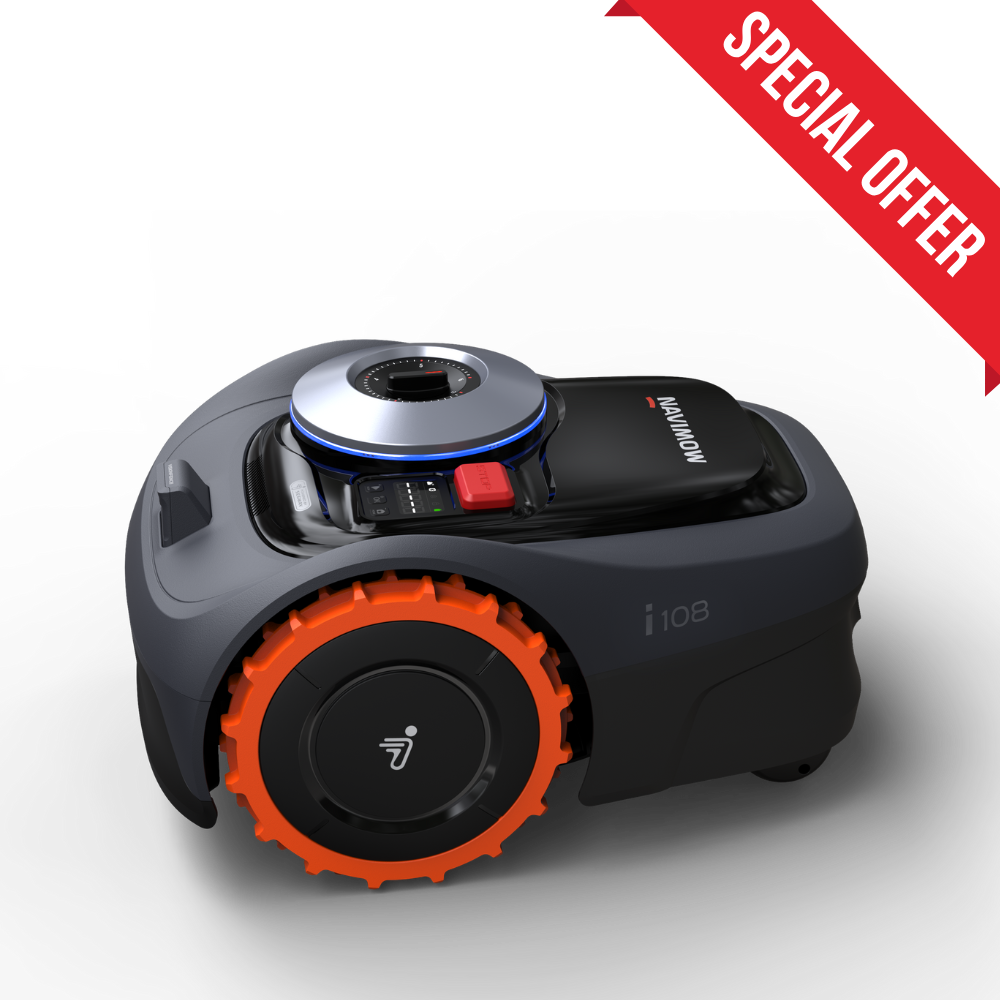 Segway Navimow i108 Black – With Free Garage or C2 Lite