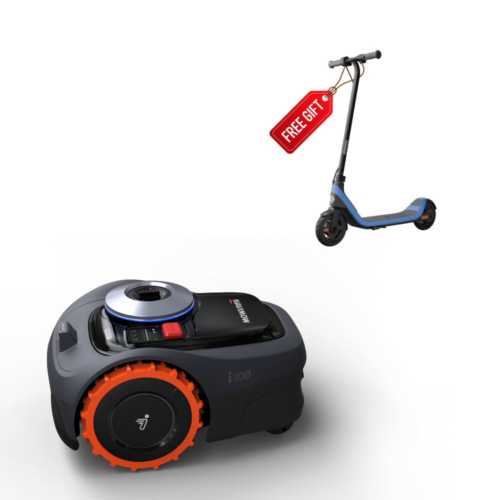 Segway Navimow i108 Black – With Free Garage or C2 Lite