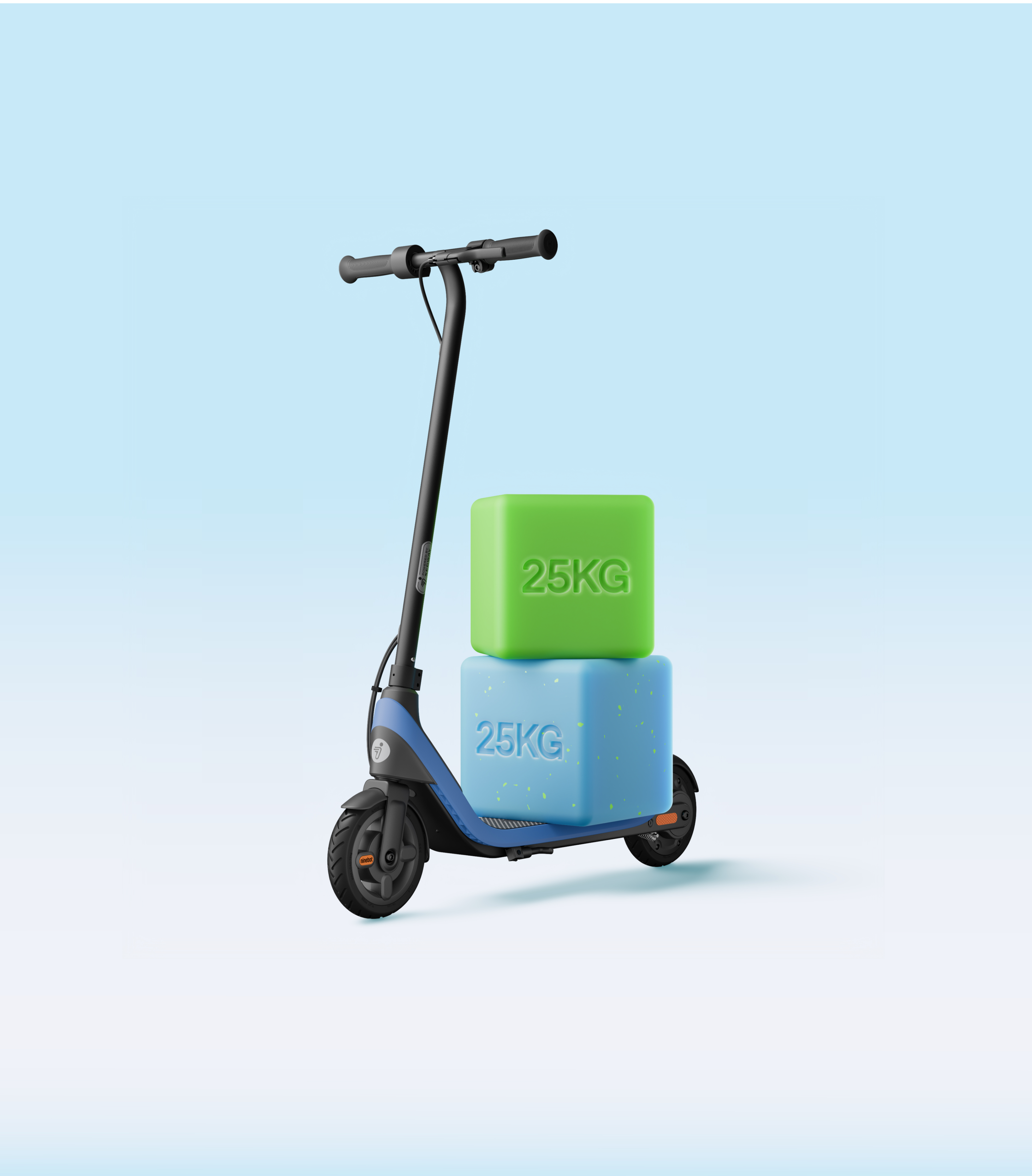 C2 Lite Segway Electric KickScooter (Blue)