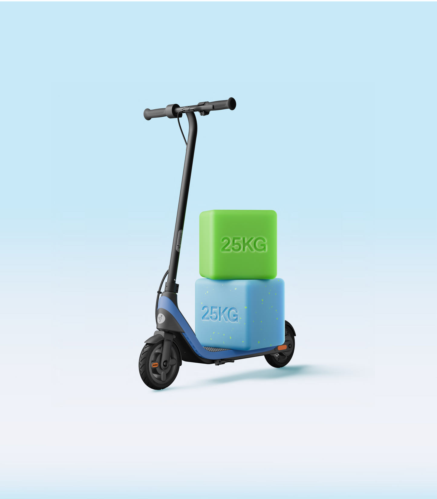 C2 Lite Segway Electric KickScooter (Blue)